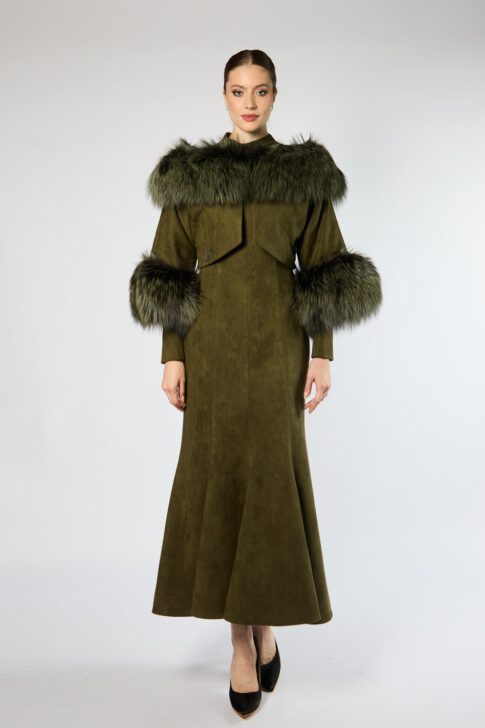 Болеро цвета хаки