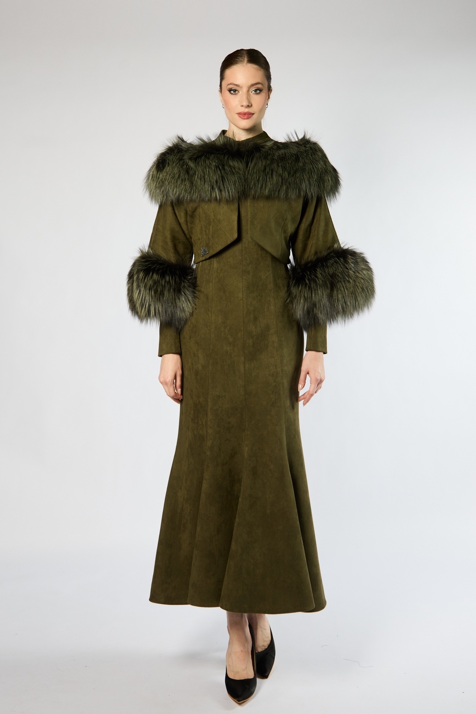 Болеро цвета хаки