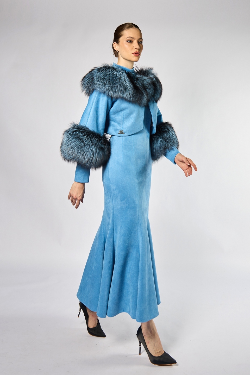 Болеро в голубом цвете